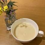 やすらぎの里 - 2日目 豆乳の味噌汁