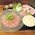 ラ プランシュ - 金目鯛と富士幻豚のしゃぶしゃぶ