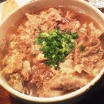 葉隠 - 牛肉うどん@800円（ランチ）　★3.8