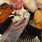 かねとも寿し - いくら、いわし、うに2013.11