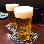 鳥田中 - 生ビール