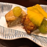 鳥田中 - 天然とら河豚と海老芋揚