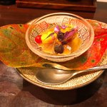 鳥田中 - 丹波地鶏コンソメ煮凝り