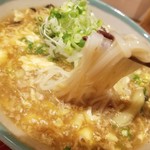 和食ながい - うどん、麺あげてみた