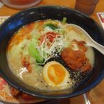 ラの壱 - 鶏塩担々麺。ラの壱岡崎店(愛知県岡崎市)食彩品館.jp撮影