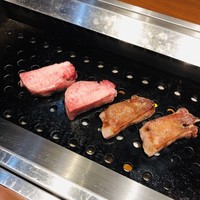 焼肉 大貫 - タン元、タン中