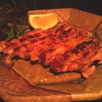 せきれい橋 川上庵 - 鶏の粗塩焼き