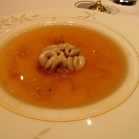 中国料理 梨杏 - 白子とフカヒレのスープ風茶碗蒸し