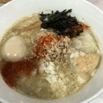 ラーメン星印 - 背脂煮干し味噌らぁ麺