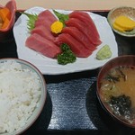 Shiogamasakabatasei - 鮪定食 ¥1,800