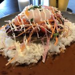 Ginger'S Beach Omiya - フルーティーデミグラスソースのロコモコ 温玉添え。
      美味し。