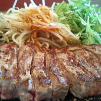 鉄板焼 天 本丸 - サービスステーキランチ（サーロインステーキ）