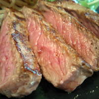 鉄板焼 天 本丸 - サービスステーキランチ(肉）