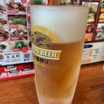 鉄板酒場 お好み焼き 大五郎 - 一番搾り生　400円