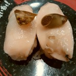 すし食いねぇ！ 富山天正寺店 - 活アワビ