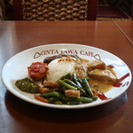 CINTA JAWA CAFE - ナシチャンプルーパダン（ライス半分）
