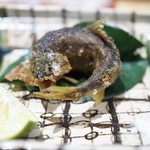 銀座 しのはら - 子持ち鮎唐揚げ