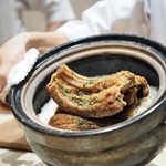 銀座 しのはら - ウナギの唐揚げご飯