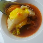 SIZZLE - 魚介料理（真鯛とパーム貝）