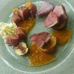 SIZZLE - 肉料理（京鴨肉のロースト）