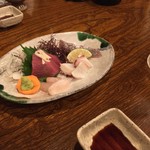 たかちほ亭 - さしみ盛り