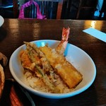 煮込みうどん かに屋 - ミニ天丼セット