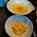 煮込みうどん かに屋 - 〆のTKG