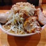 ラーメン伝次平 - 【2019.10.25(金)】小ラーメン(並盛・250g・全部普通)800円