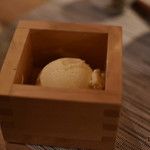 日本酒バル 蔵のや - バニラアイス