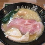 麺屋 錬 - 「豚白湯ラーメン」（780円）※ラーパスにて味玉サービス