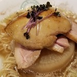 麺屋 六感堂 - 鴨と栗のしおらーめん＋フォアグラトッピング