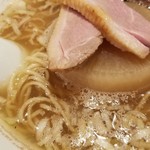 麺屋 六感堂 - 鴨と栗のしおらーめん＋フォアグラトッピング