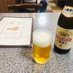秀永 - 瓶ビール（550円）
