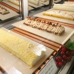 パティスリー＆ブーランジェリー ラ・パルム・ドール - レアチーズケーキはミモザ風になっていました