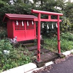 実り菓子 栗のみ堂 - すぐ近くのお稲荷さんも参拝。