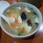 台湾料理 聚香閣 - 野菜スープ