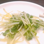 刀削麺・火鍋・西安料理 XI’AN - 豆苗炒め（とりわけ）