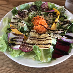 ハングアウトコーヒー - ベジ盛り  バルサミコドレッシングで