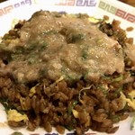 ラーメン との - 余ったスープ（アン）をチャーハンにオン