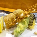 寿司 いぶき - マグロの串カツ