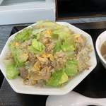 中華料理 丸鶴 - レタス入りチャーハン('19/10/28)