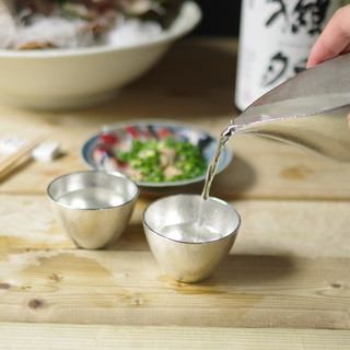 日本の伝統「錫」で飲む日本酒