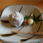 ろあん松田 - 甘味（蕎麦おはぎ)