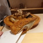 銀座 しのはら - ポルチーニ茸のフライ