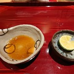 銀座 しのはら - ちり酢とすだち