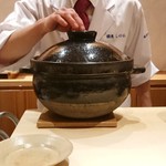 銀座 しのはら - 土鍋