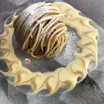 表参道うかい亭 - スペシャルランチコース１２０００円。モンブラン。とても美味しいと言っていました(^｡^)