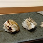 鮨 ふくじゅ - 穴子は塩とタレ