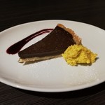 エノテカバール プリモディーネ - デザートセット(チョコレートタルト)(770円)