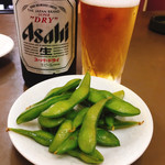 中華司 - ビール(中びん) 570円